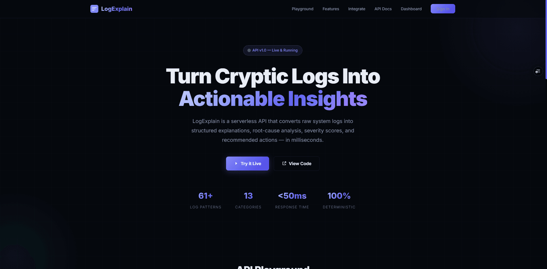 LogExplain